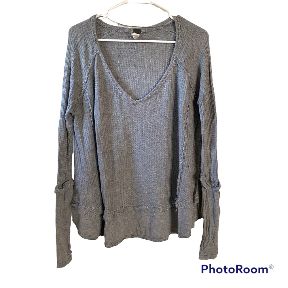 Free People Womens Long Sleeve Shirt